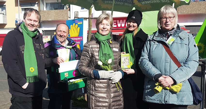 Wahlstand Obertshasen 27.02.2016