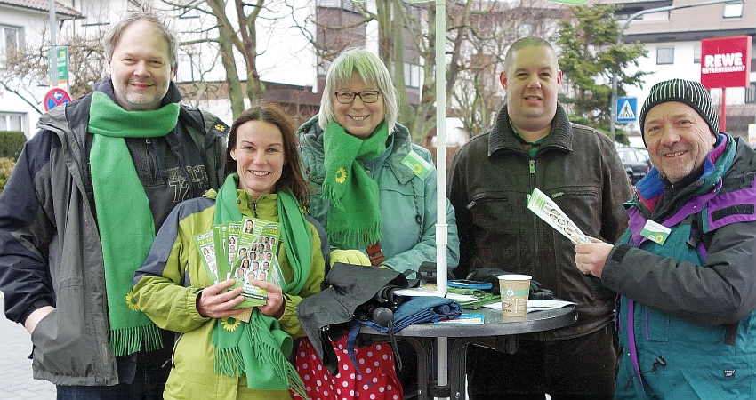 2Wahlstand Obertshausen am 20.02.2016