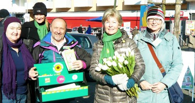 Wahlstand Obertshasen 27.02.2016