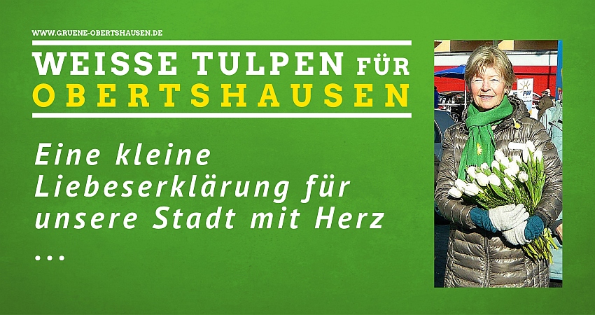 Weisse Tulpen - eine kleine Liebeserklärung an unsere Stadt mit Herz ...