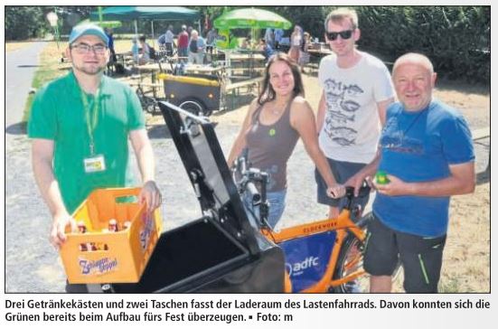 Zweiräder im Fokus – Grüne feiern Sommerfest im Kreuzloch