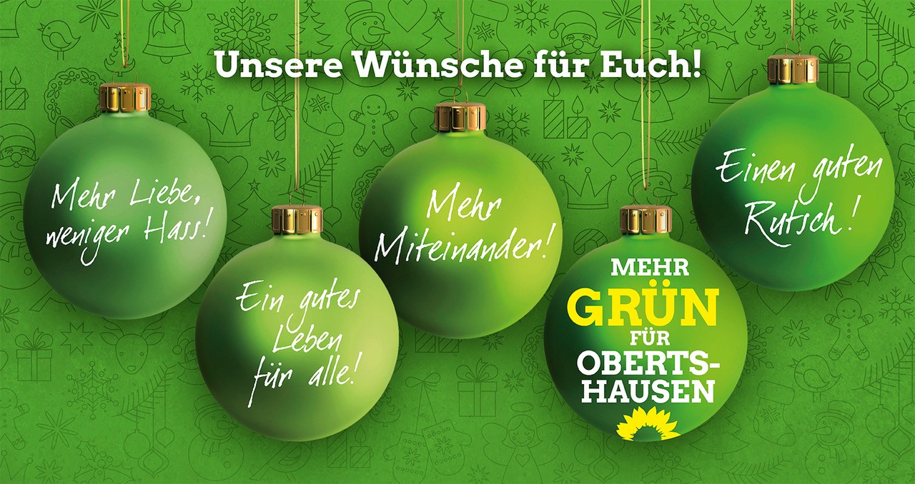 Friedliche Weihnachtszeit und ein schönes neues Jahr!