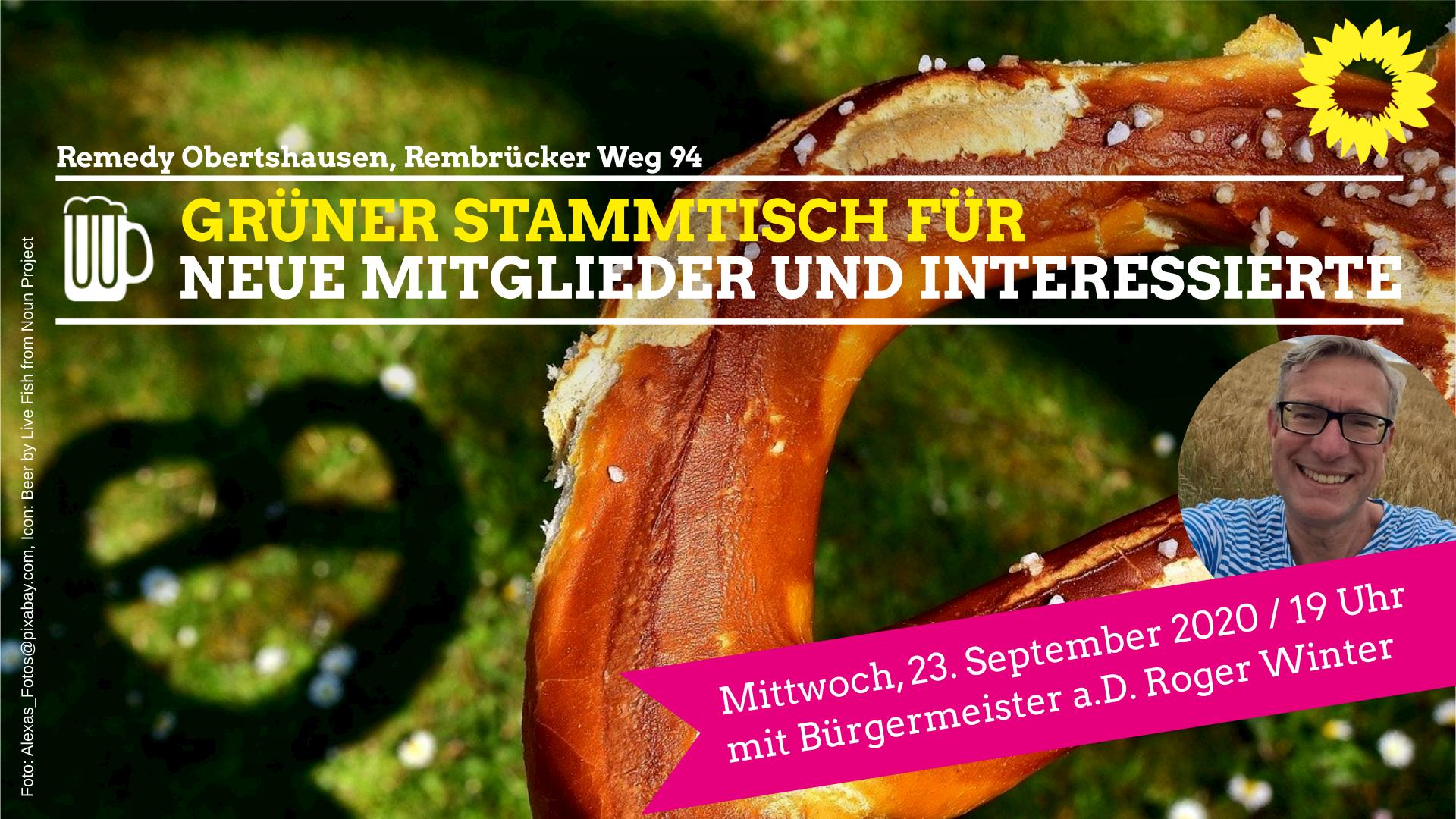 Grüner Stammtisch für neue Mitglieder und Interessierte