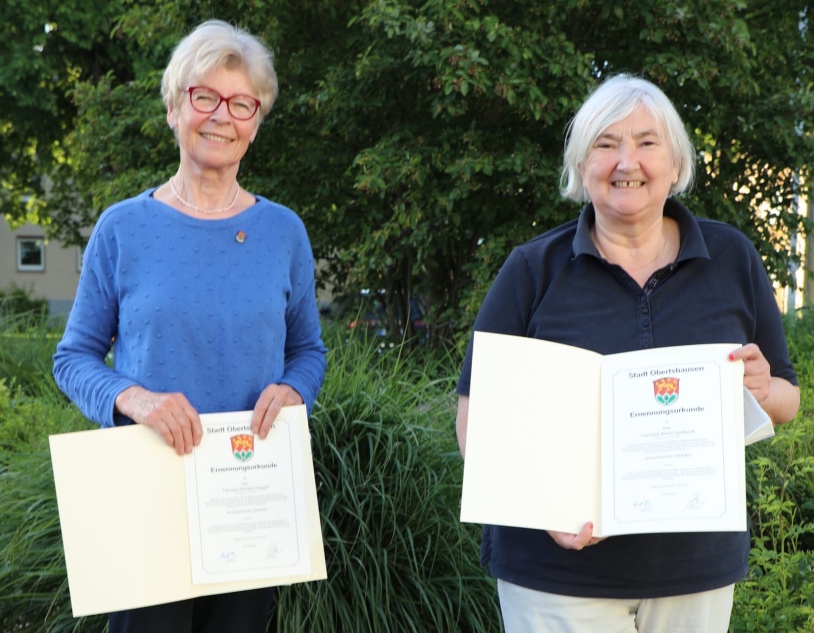 Conny und Christel zu Stadträtinnen ernannt