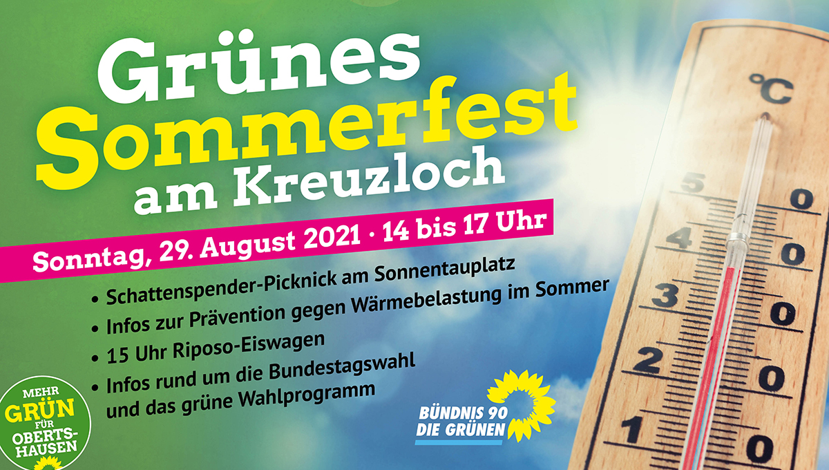 Grünes Sommerfest am Kreuzloch: „Schattenspender-Picknick“ gegen die Auswirkungen des Klimawandels