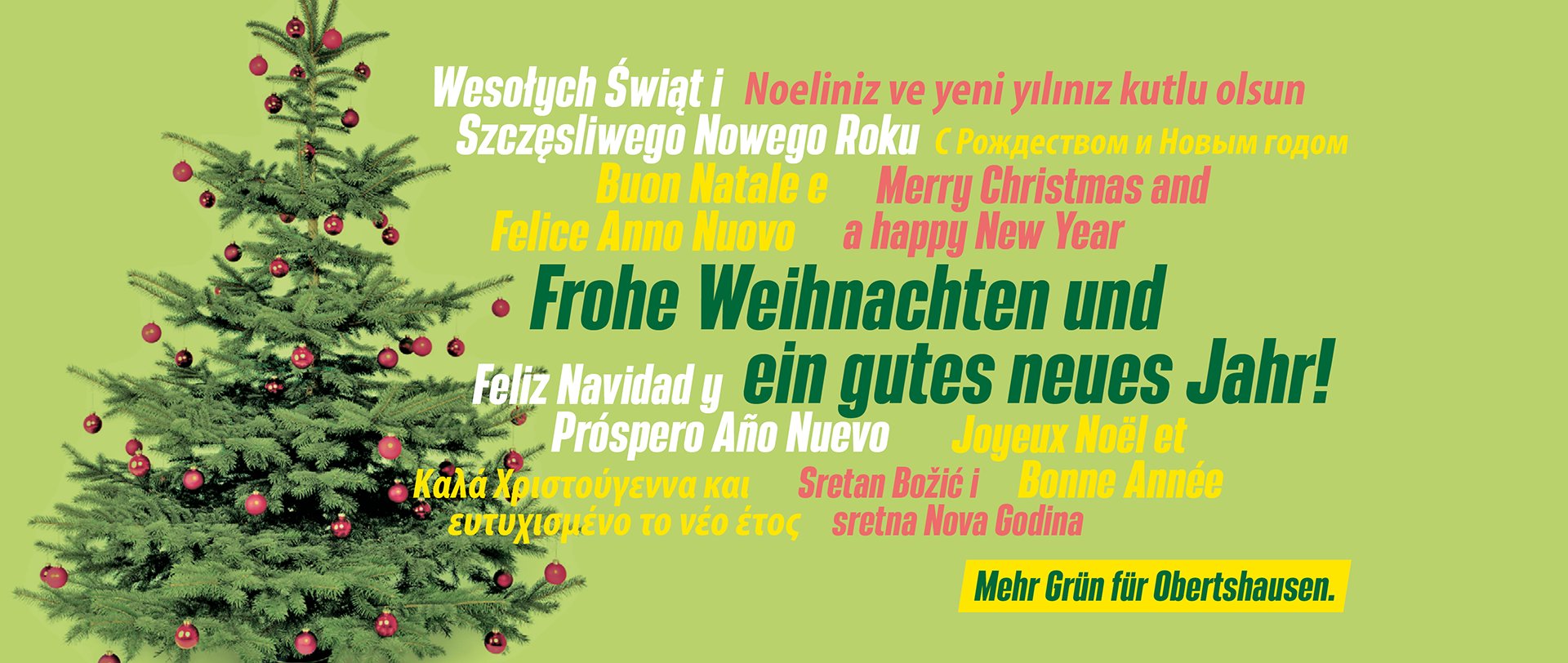 Wir wünschen Euch frohe Weihnachten!