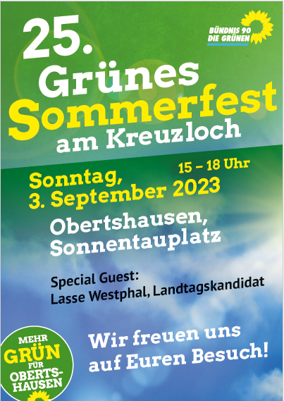 Grünes Sommerfest am Kreuzloch